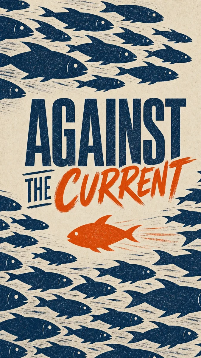 A story-sized social graphic for the Against the Current series